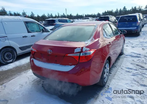 2014 Toyota Corolla Le z USA, uszkodzony, nr VIN 5YFBURHE0EP126700